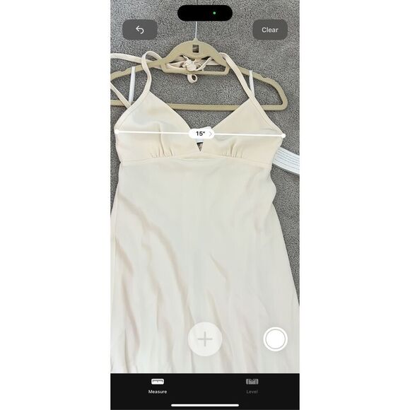 NWT J Crew Special collections ivory silk halter dress, Sz 4, $299 - Picture 5 of 7